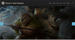 Desktop Screenshot of desertowlgames.com